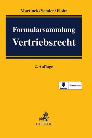 Buchcover Formularsammlung Vertriebsrecht  | EAN 9783406719509 | ISBN 3-406-71950-3 | ISBN 978-3-406-71950-9