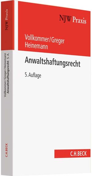 Buchcover Anwaltshaftungsrecht | Max Vollkommer | EAN 9783406720673 | ISBN 3-406-72067-6 | ISBN 978-3-406-72067-3