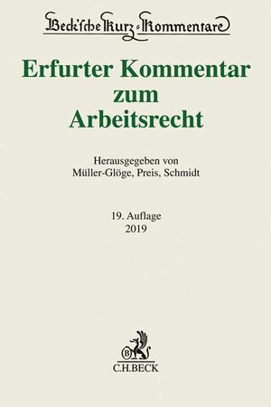 Buchcover Erfurter Kommentar zum Arbeitsrecht  | EAN 9783406724718 | ISBN 3-406-72471-X | ISBN 978-3-406-72471-8