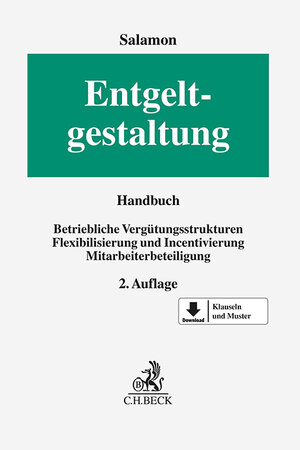 Buchcover Entgeltgestaltung | EAN 9783406725388 | ISBN 3-406-72538-4 | ISBN 978-3-406-72538-8