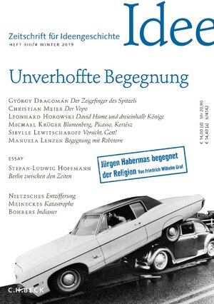 Buchcover Zeitschrift für Ideengeschichte Heft XIII/4 Winter 2019  | EAN 9783406735462 | ISBN 3-406-73546-0 | ISBN 978-3-406-73546-2