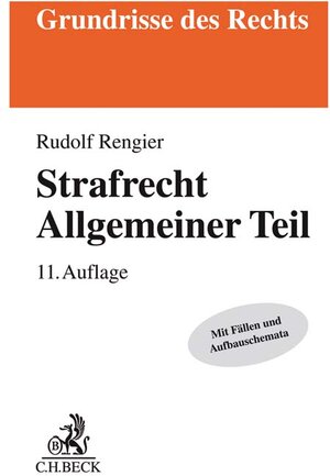 Buchcover Strafrecht Allgemeiner Teil | Rudolf Rengier | EAN 9783406736964 | ISBN 3-406-73696-3 | ISBN 978-3-406-73696-4