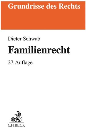Buchcover Familienrecht | Dieter Schwab | EAN 9783406736995 | ISBN 3-406-73699-8 | ISBN 978-3-406-73699-5