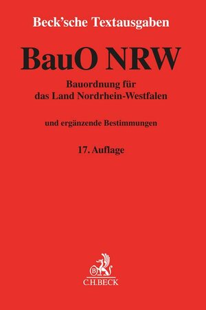 Buchcover Bauordnung für das Land Nordrhein-Westfalen  | EAN 9783406738012 | ISBN 3-406-73801-X | ISBN 978-3-406-73801-2