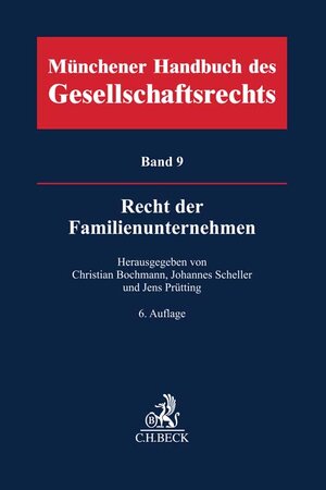 Buchcover Münchener Handbuch des Gesellschaftsrechts Bd 9: Recht der Familienunternehmen  | EAN 9783406739194 | ISBN 3-406-73919-9 | ISBN 978-3-406-73919-4