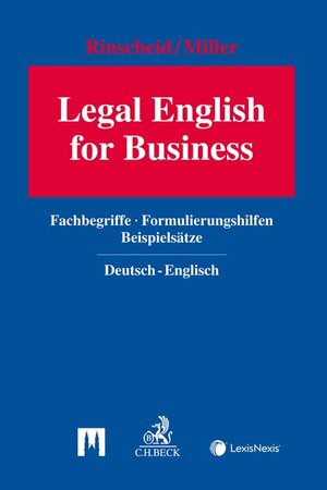 Buchcover Legal English for Business  | EAN 9783406739248 | ISBN 3-406-73924-5 | ISBN 978-3-406-73924-8