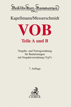 Buchcover VOB Teile A und B  | EAN 9783406740138 | ISBN 3-406-74013-8 | ISBN 978-3-406-74013-8