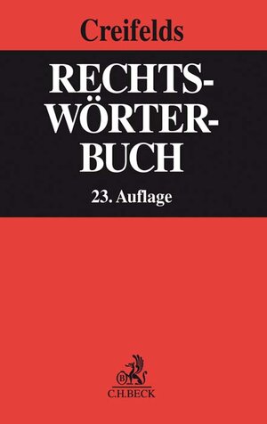 Buchcover Rechtswörterbuch  | EAN 9783406740626 | ISBN 3-406-74062-6 | ISBN 978-3-406-74062-6