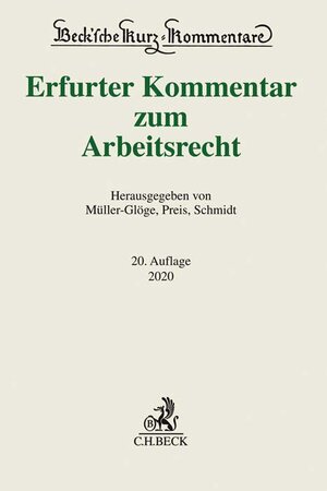 Buchcover Erfurter Kommentar zum Arbeitsrecht  | EAN 9783406740718 | ISBN 3-406-74071-5 | ISBN 978-3-406-74071-8