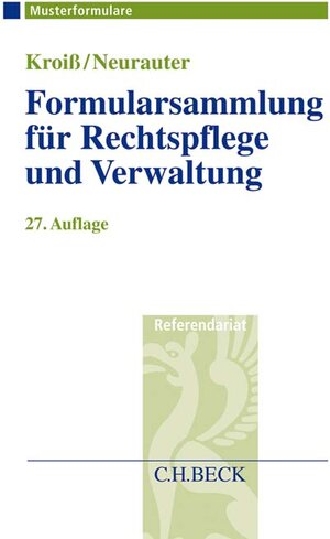 Buchcover Formularsammlung für Rechtspflege und Verwaltung | Werner Böhme | EAN 9783406743528 | ISBN 3-406-74352-8 | ISBN 978-3-406-74352-8