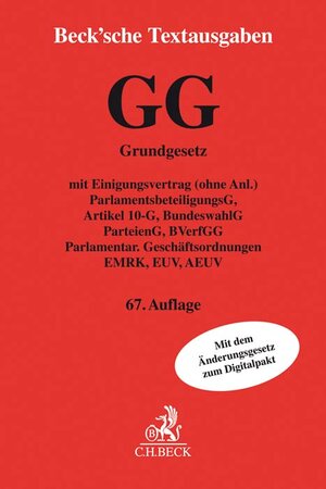 Buchcover Grundgesetz für die Bundesrepublik Deutschland  | EAN 9783406743719 | ISBN 3-406-74371-4 | ISBN 978-3-406-74371-9