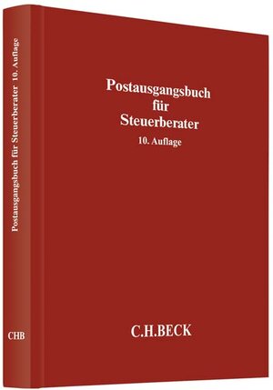Buchcover Postausgangsbuch für Steuerberater  | EAN 9783406744365 | ISBN 3-406-74436-2 | ISBN 978-3-406-74436-5