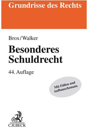 Buchcover Besonderes Schuldrecht | Hans Brox | EAN 9783406745850 | ISBN 3-406-74585-7 | ISBN 978-3-406-74585-0