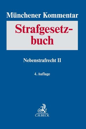 Buchcover Münchener Kommentar zum Strafgesetzbuch Bd. 8: Nebenstrafrecht II  | EAN 9783406746086 | ISBN 3-406-74608-X | ISBN 978-3-406-74608-6