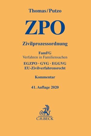 Buchcover Zivilprozessordnung | Heinz Thomas | EAN 9783406747083 | ISBN 3-406-74708-6 | ISBN 978-3-406-74708-3