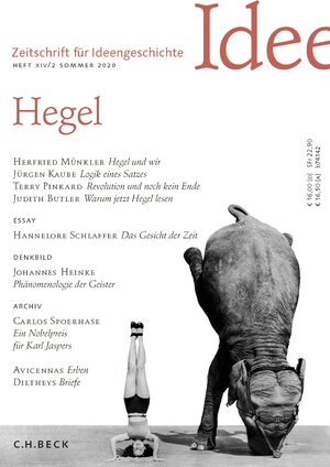 Buchcover Zeitschrift für Ideengeschichte Heft XIV/2 Sommer 2020  | EAN 9783406748622 | ISBN 3-406-74862-7 | ISBN 978-3-406-74862-2