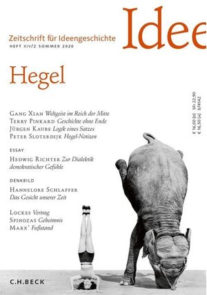 Buchcover Zeitschrift für Ideengeschichte Heft XIV/2 Sommer 2020  | EAN 9783406748660 | ISBN 3-406-74866-X | ISBN 978-3-406-74866-0