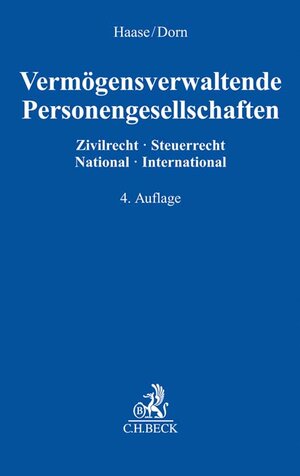 Buchcover Vermögensverwaltende Personengesellschaften  | EAN 9783406754111 | ISBN 3-406-75411-2 | ISBN 978-3-406-75411-1