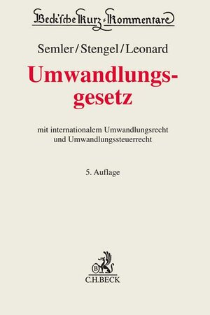 Buchcover Umwandlungsgesetz  | EAN 9783406754463 | ISBN 3-406-75446-5 | ISBN 978-3-406-75446-3