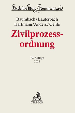 Buchcover Zivilprozessordnung  | EAN 9783406755002 | ISBN 3-406-75500-3 | ISBN 978-3-406-75500-2