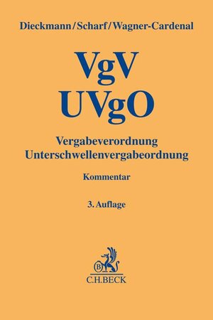 Buchcover VgV - UVgO  | EAN 9783406756641 | ISBN 3-406-75664-6 | ISBN 978-3-406-75664-1