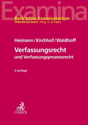Buchcover Verfassungsrecht und Verfassungsprozessrecht | Hans Markus Heimann | EAN 9783406763304 | ISBN 3-406-76330-8 | ISBN 978-3-406-76330-4