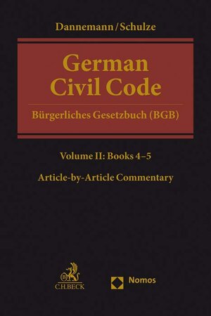 Buchcover German Civil Code Volume II  | EAN 9783406769665 | ISBN 3-406-76966-7 | ISBN 978-3-406-76966-5