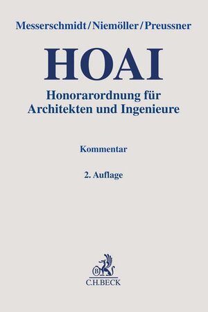 Buchcover Honorarordnung für Architekten und Ingenieure  | EAN 9783406769917 | ISBN 3-406-76991-8 | ISBN 978-3-406-76991-7