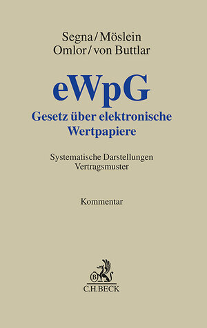 Buchcover Gesetz über elektronische Wertpapiere  | EAN 9783406770029 | ISBN 3-406-77002-9 | ISBN 978-3-406-77002-9