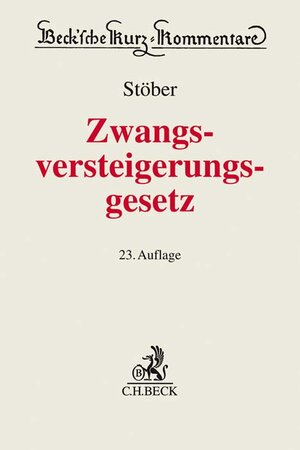Buchcover Zwangsversteigerungsgesetz  | EAN 9783406772245 | ISBN 3-406-77224-2 | ISBN 978-3-406-77224-5