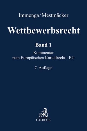 Buchcover Wettbewerbsrecht Band 1: EU. Kommentar zum Europäischen Kartellrecht  | EAN 9783406773211 | ISBN 3-406-77321-4 | ISBN 978-3-406-77321-1