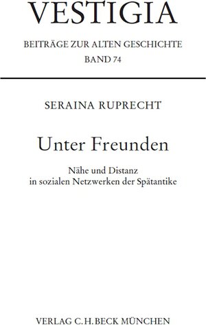 Buchcover Unter Freunden | Seraina Ruprecht | EAN 9783406773990 | ISBN 3-406-77399-0 | ISBN 978-3-406-77399-0
