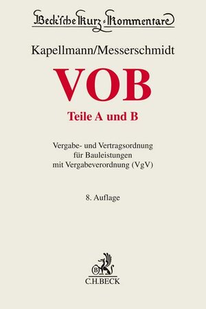 Buchcover VOB Teile A und B  | EAN 9783406776441 | ISBN 3-406-77644-2 | ISBN 978-3-406-77644-1