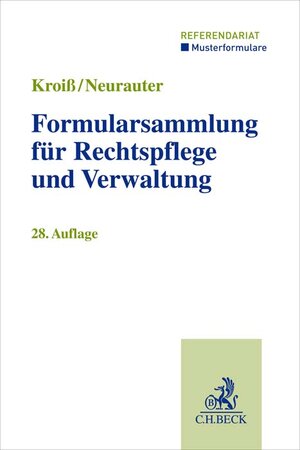 Buchcover Formularsammlung für Rechtspflege und Verwaltung | Werner Böhme | EAN 9783406779565 | ISBN 3-406-77956-5 | ISBN 978-3-406-77956-5