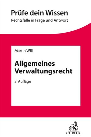 Buchcover Allgemeines Verwaltungsrecht | Martin Will | EAN 9783406781094 | ISBN 3-406-78109-8 | ISBN 978-3-406-78109-4