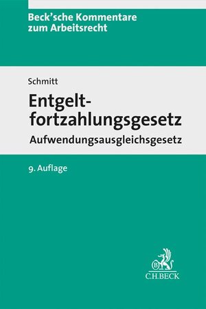 Buchcover Entgeltfortzahlungsgesetz | Jochem Schmitt | EAN 9783406784149 | ISBN 3-406-78414-3 | ISBN 978-3-406-78414-9