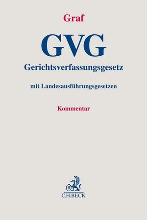 Buchcover Gerichtsverfassungsgesetz  | EAN 9783406786266 | ISBN 3-406-78626-X | ISBN 978-3-406-78626-6