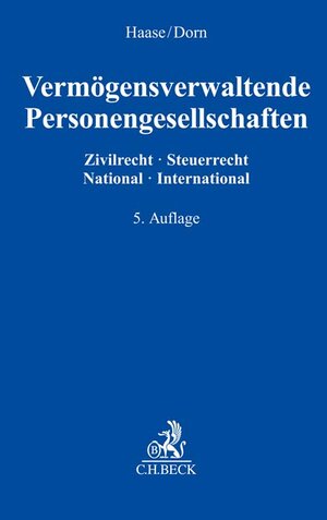 Buchcover Vermögensverwaltende Personengesellschaften  | EAN 9783406787195 | ISBN 3-406-78719-3 | ISBN 978-3-406-78719-5