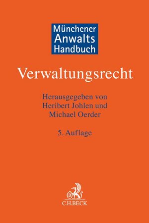 Buchcover Münchener Anwaltshandbuch Verwaltungsrecht  | EAN 9783406787225 | ISBN 3-406-78722-3 | ISBN 978-3-406-78722-5