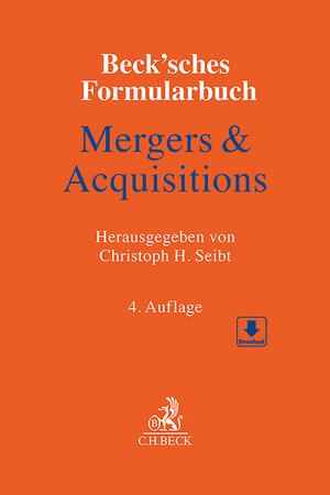 Buchcover Beck'sches Formularbuch Mergers & Acquisitions  | EAN 9783406787539 | ISBN 3-406-78753-3 | ISBN 978-3-406-78753-9