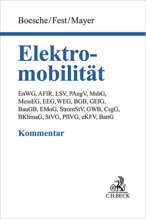 Buchcover Elektromobilität  | EAN 9783406789380 | ISBN 3-406-78938-2 | ISBN 978-3-406-78938-0