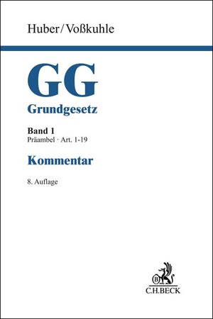 Buchcover Grundgesetz Bd. 1: Präambel, Artikel 1-19  | EAN 9783406792311 | ISBN 3-406-79231-6 | ISBN 978-3-406-79231-1