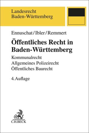 Buchcover Öffentliches Recht in Baden-Württemberg | Jörg Ennuschat | EAN 9783406792618 | ISBN 3-406-79261-8 | ISBN 978-3-406-79261-8