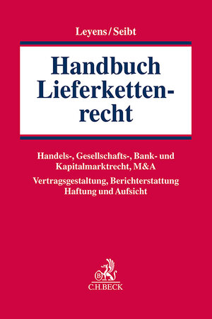 Buchcover Handbuch Lieferkettenrecht  | EAN 9783406795718 | ISBN 3-406-79571-4 | ISBN 978-3-406-79571-8
