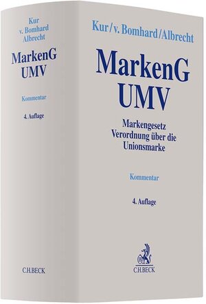 Buchcover MarkenG - UMV  | EAN 9783406796562 | ISBN 3-406-79656-7 | ISBN 978-3-406-79656-2