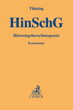 Buchcover Hinweisgeberschutzgesetz  | EAN 9783406796661 | ISBN 3-406-79666-4 | ISBN 978-3-406-79666-1