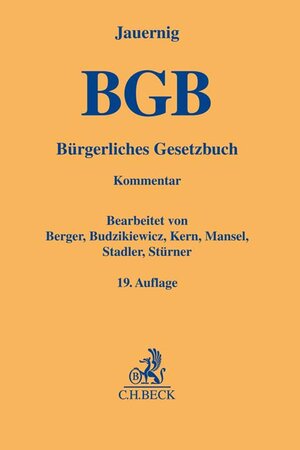 Buchcover Bürgerliches Gesetzbuch  | EAN 9783406799228 | ISBN 3-406-79922-1 | ISBN 978-3-406-79922-8