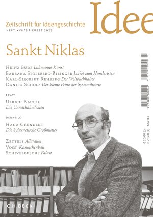 Buchcover Zeitschrift für Ideengeschichte Heft XVII/3 Herbst 2023  | EAN 9783406800245 | ISBN 3-406-80024-6 | ISBN 978-3-406-80024-5