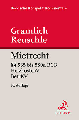 Buchcover Mietrecht | Bernhard Gramlich | EAN 9783406803024 | ISBN 3-406-80302-4 | ISBN 978-3-406-80302-4