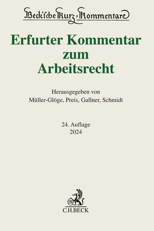 Buchcover Erfurter Kommentar zum Arbeitsrecht  | EAN 9783406804151 | ISBN 3-406-80415-2 | ISBN 978-3-406-80415-1